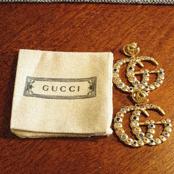Authentic Gucci GG Multi Colored Earrings - Picture 5 of 5